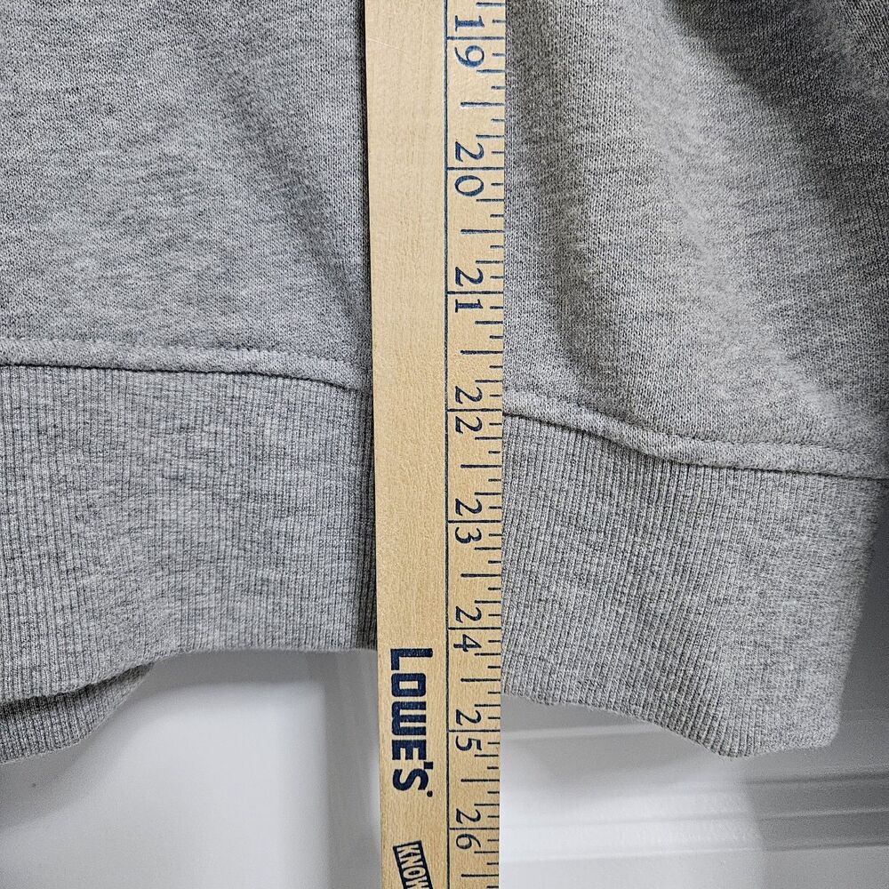 Ariat Women's Just Hoodie Heather Gray Size XL Silver Metallic Logo Western EUC - Picture 6 of 7